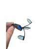 Дата кабель OTG USB 3.0 AF to USB-C + Micro 5P + Lightning 0.11m 60W XoKo (XK-AC-155) - Зображення 3