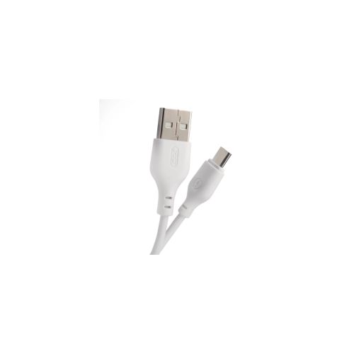 Дата кабель USB 2.0 AM to USB-C 1.0m 2.1A white XO (XO-NB-103-TC-1-WH)