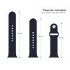 Ремінець до смарт-годинника Armorstandart Sport Band (3 Straps) для Apple Watch 42 (Series 11-10)/41/40/38 Dark Blue (ARM49074) - Зображення 2