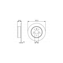 Гальмівний диск Bosch 0 986 479 T69