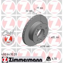 Тормозной диск ZIMMERMANN 400.6470.20