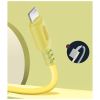 Дата кабель USB 2.0 AM to Lightning 1.0m soft silicone yellow ColorWay (CW-CBUL043-Y) - Изображение 2