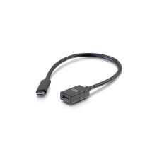 Дата кабель USB-C M/F 0.3m USB3.1 Gen2 3A 0.3m 510Gbps C2G (CG88657)