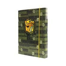 Папка для тетрадей Kite В5 на резинке Transformers, картон (TF23-210)