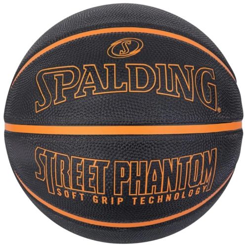 Мяч баскетбольный Spalding Street Phantom чорний, помаранчевий Уні 7 84383Z (689344406404)