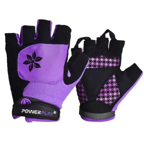 Велоперчатки PowerPlay 5284 Фіолетові XS (SALE_5284_XS_Purple)