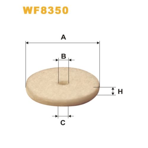 Фильтр топливный Wixfiltron WF8350