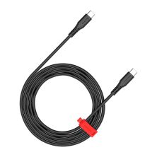 Дата кабель USB-C to USB-C 1.2m CC60SC 60W Black Canyon (CNS-CC60SC12B)