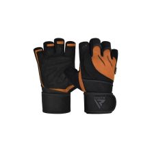 Рукавички для фітнесу RDX Micro Tan/Black Plus XL (WGM-L4TN-XL+)