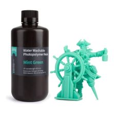Фотополімерна смола ELEGOO Resin, Water Washable, 1кг, green mint (50.103.0020) Фотополімерна смола ELEGOO Resin, Water Washable, 1кг, green mint (50.103.0020)