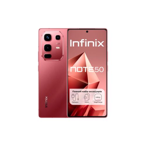 Мобильный телефон Infinix Note 50 8/256Gb Burgundy Red (4894947066405)