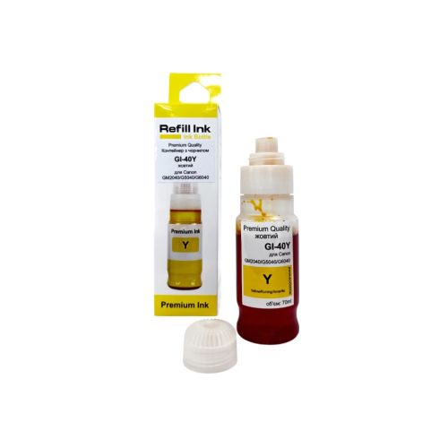 Чернила Premium Quality Canon GI-40Y, 70ml, yelllow (70264918)