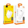 Зарядное устройство WUW C209 1xUSB-C PD45W + 1xUSB QC3.0 18W White (WUW-C209) - Изображение 1