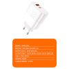 Зарядное устройство WUW C209 1xUSB-C PD45W + 1xUSB QC3.0 18W White (WUW-C209) - Изображение 2