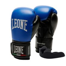 Боксерские перчатки Leone GN383 Thunder Blue 8 унцій (GN383_Blue_8oz)