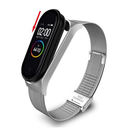 Ремешок для фитнес браслета BeCover Metal для Xiaomi Mi Smart Band 8 Silver (709358)