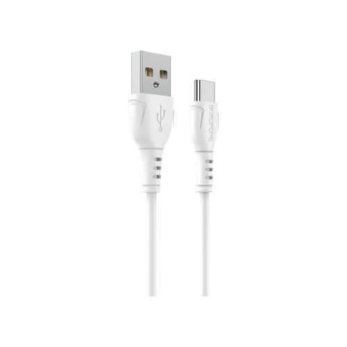 Дата кабель USB 2.0 AM to Micro 5P 1.0m 2.4A black BOROFONE (6931474743916)