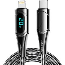 Дата кабель USB-C to Lightning 1.0m 20W Digital Display black Essager (EXCTL-YD01) Дата кабель USB-C to Lightning 1.0m 20W Digital Display black Essager (EXCTL-YD01)