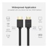 Кабель мультимедийный HDMI M to HDMI M 1.5m HD104 black Ugreen (60820) - Изображение 2