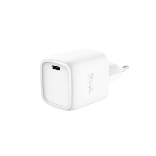 Зарядний пристрій Trust USB-C PD30W GaN white (25520_TRUST)