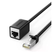 Патч-корд 1м, F/UTP Cat 6 Ethernet RJ45 Extension Male/Female Patch Cords NW112 Black Ugreen (11279)