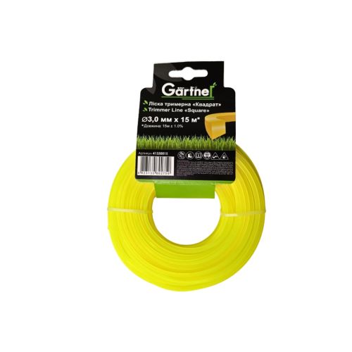 Жилка косильная Gartner Квадрат 3,0мм × 15м (41330015)