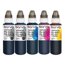 Чорнило Barva Canon PGI-450PGBK pigm + CLI-451BK/C/M/Y 5x100 мл special (CPGI450-100-MP)