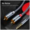 Кабель мультимедийный 3.5mm M to 2xRCA M 2.0m Essager (EYPZJ-MYA0H) - Изображение 3