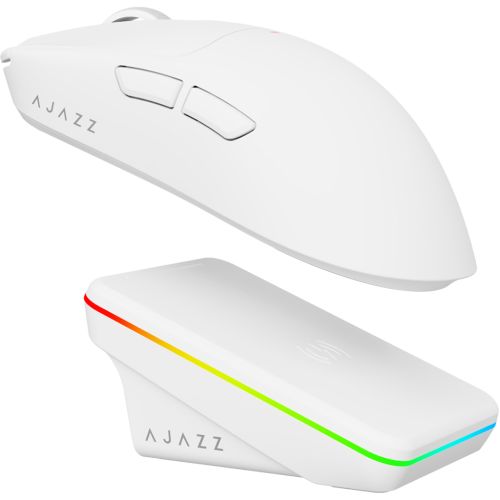 Мишка Ajazz AJ200P Wireless/Bluetooth/USB White (AJ200P-NL-AI-MC-W)