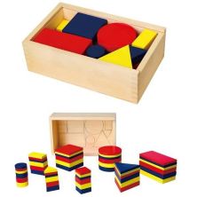 Навчальний набір Viga Toys Логічні блоки (56164U)