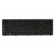 Клавиатура ноутбука PowerPlant Lenovo G570, G575 черный, черный фрейм (KB311774)