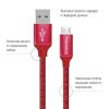 Дата кабель USB 2.0 AM to Micro 5P 2.0m red ColorWay (CW-CBUM009-RD) - Зображення 1