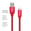 Дата кабель USB 2.0 AM to Micro 5P 2.0m red ColorWay (CW-CBUM009-RD) - Зображення 2