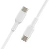 Дата кабель USB-С - USB-С, PVC, 1m, white Belkin (CAB003BT1MWH) - Изображение 3