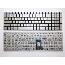 Клавиатура ноутбука ASUS N501J/N501JW/N501V/N501VW сріб RU (A46153)