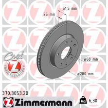 Гальмівний диск ZIMMERMANN 370.3053.20