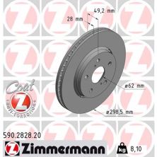 Тормозной диск ZIMMERMANN 590.2828.20