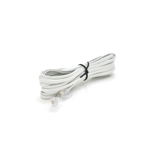 Патч-корд телефонный 2м RJ11 (6P4C) Voltronic (PC-2,0W)
