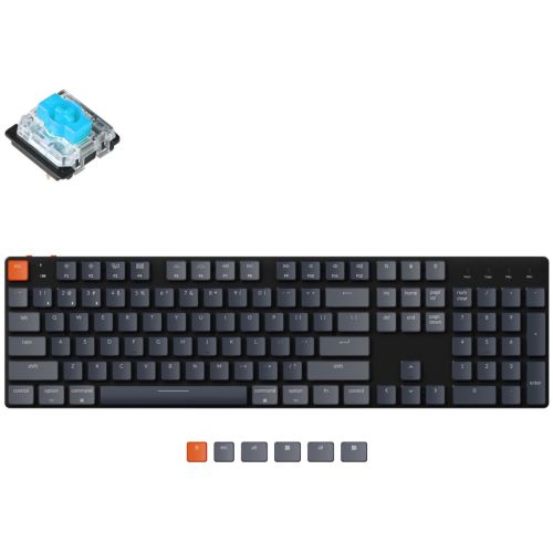 Клавиатура Keychron K5SE 104 Key Gateron Blue RGB Wireless UA Black (K5SEH2_KEYCHRON)