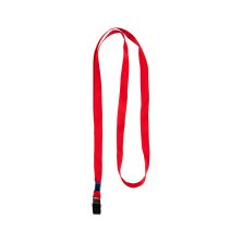 Шнурок для бейджа Axent с металлическим клипом, красный (4532-06-A)