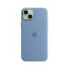 Чохол до мобільного телефона Apple iPhone 15 Silicone Case with MagSafe Winter Blue (MT0Y3ZM/A) - Зображення 3