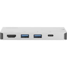 Порт-репликатор Digitus Travel USB-C, 6 Port (DA-70867)