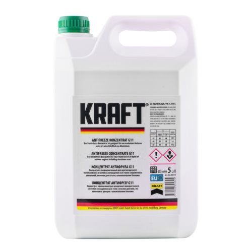 Антифриз KRAFT G11 (зелений) 5л (KF119)