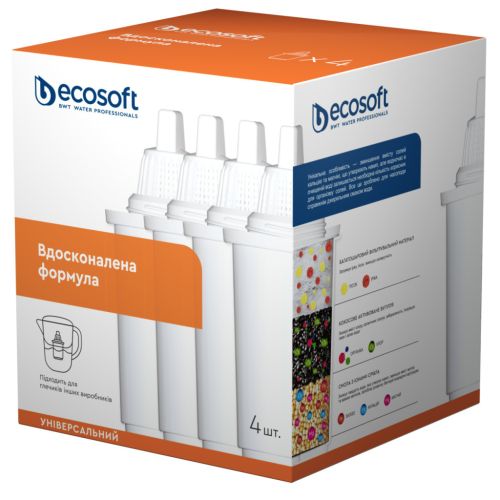 Картридж для фильтра кувшина Ecosoft К-т Картриджів для глечиків універсальний (3+1 ш (4820056801071)