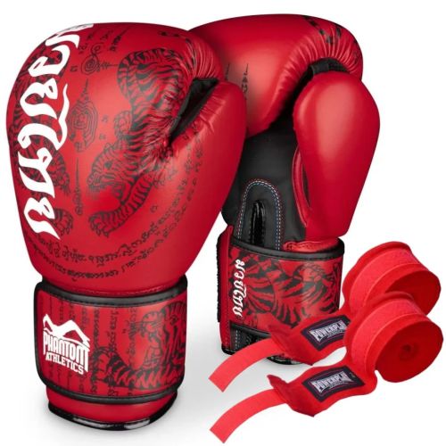 Боксерські рукавички Phantom Muay Thai Red 16 унцій (PHBG2505-16)