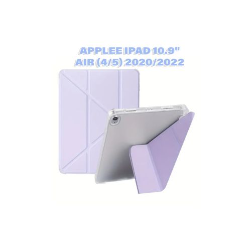 Чехол для планшета BeCover Ultra Slim Origami Transparent Apple Pencil Apple iPad Air (4/5) 2020/2022 10.9 Purple (711105)