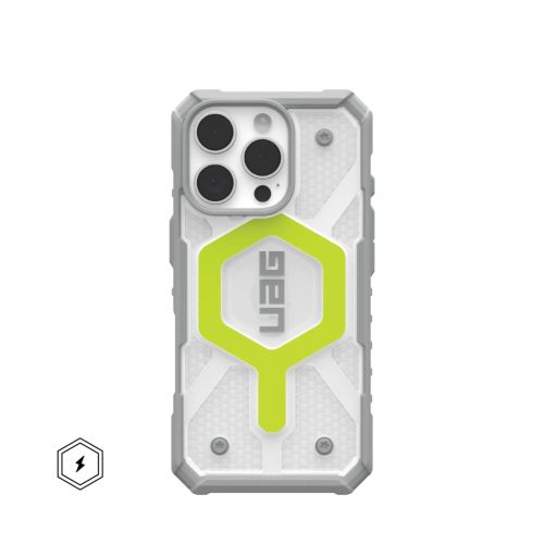 Чехол для мобильного телефона UAG iPhone 16 Pro Pathfinder Clear Magsafe Active Neon (114464118181)