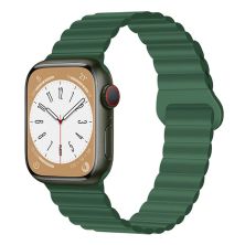 Ремешок для смарт-часов Drobak Silicone Magnetic Link для Apple Watch All Series 38/40/41mm Army Green (898919)