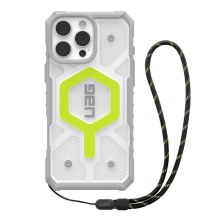 Чехол для мобильного телефона UAG iPhone 16 Pro Max Pathfinder Clear Magsafe Bundle Active Neon Lanyard (1144651BV01)