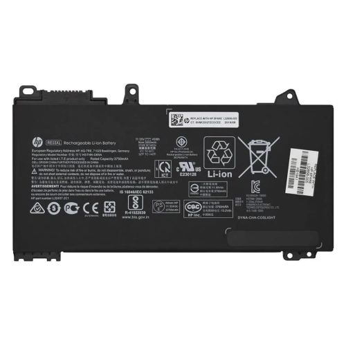 Акумулятор до ноутбука HP ProBook 450 G6 RE03XL, 45Wh (3750mAh), 3cell, 11.4V, Li-ion (A71066)